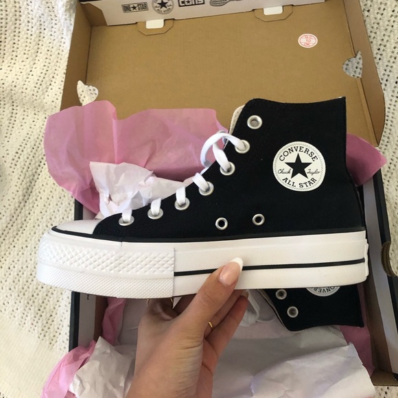 Black platform kuromi& my melody converse - Picture 3 of 6